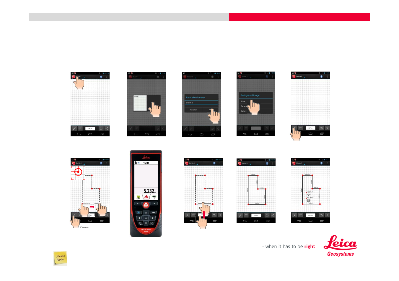 Leica Geosystems DISTO + Bluetooth – getting started on Android User Manual | Page 17 / 24