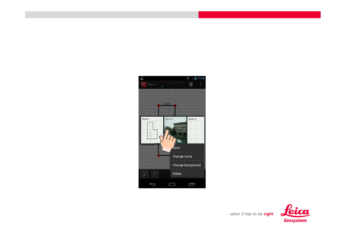 Leica Geosystems DISTO + Bluetooth – getting started on Android User Manual | Page 18 / 24