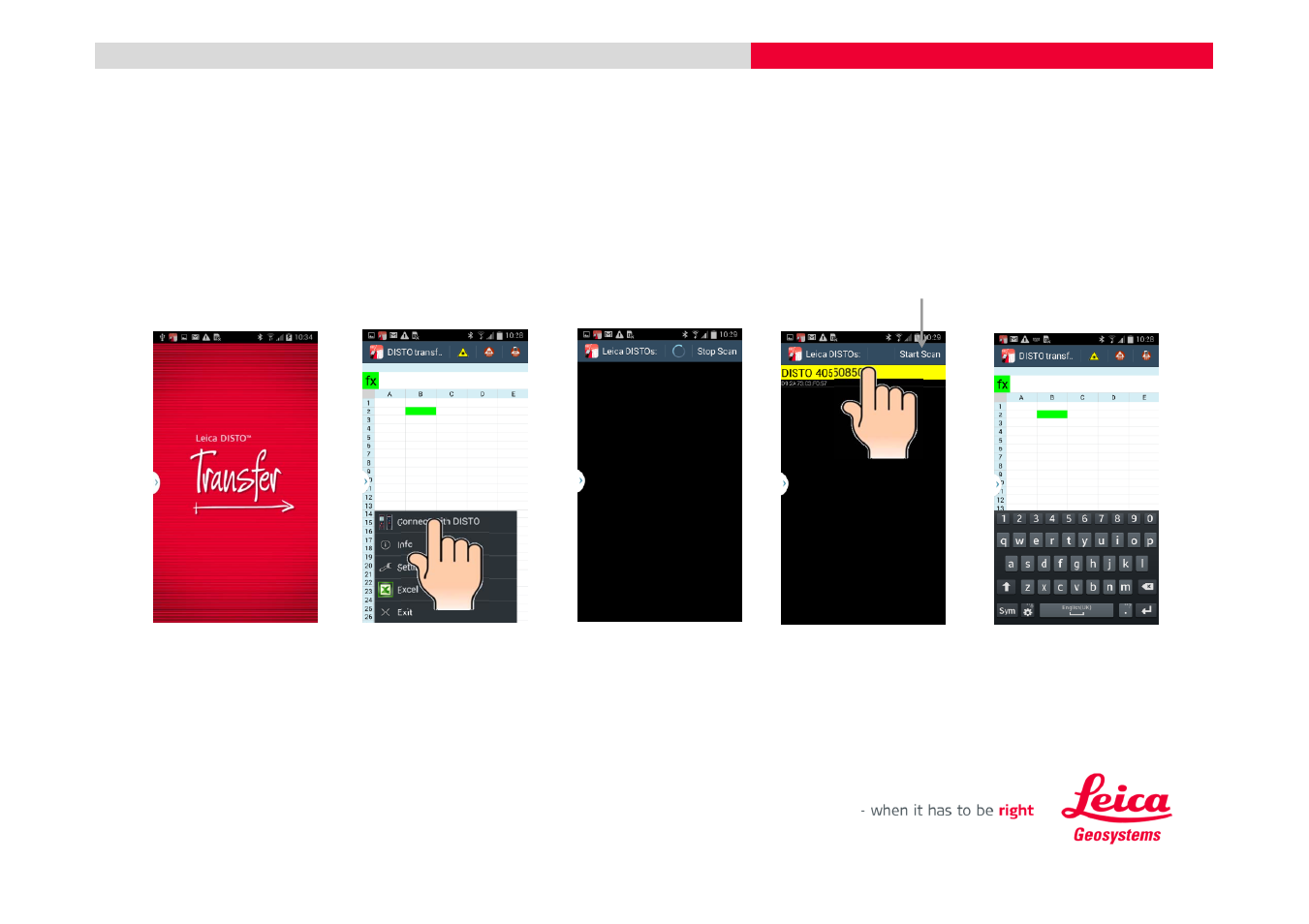 Leica Geosystems DISTO + Bluetooth – getting started on Android User Manual | Page 23 / 24