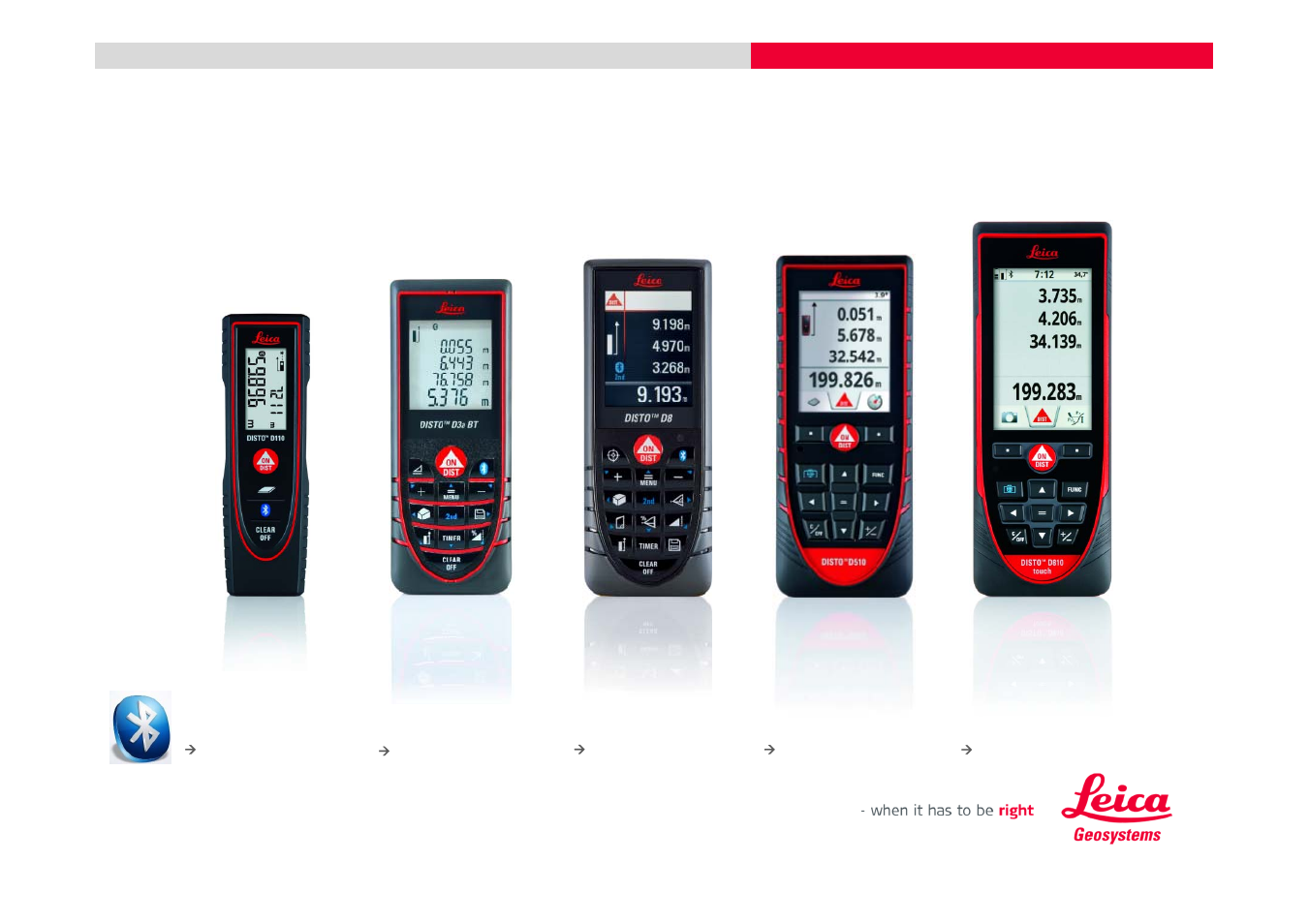 The leica disto™ devices with bluetooth | Leica Geosystems DISTO + Bluetooth – getting started on Android User Manual | Page 3 / 24