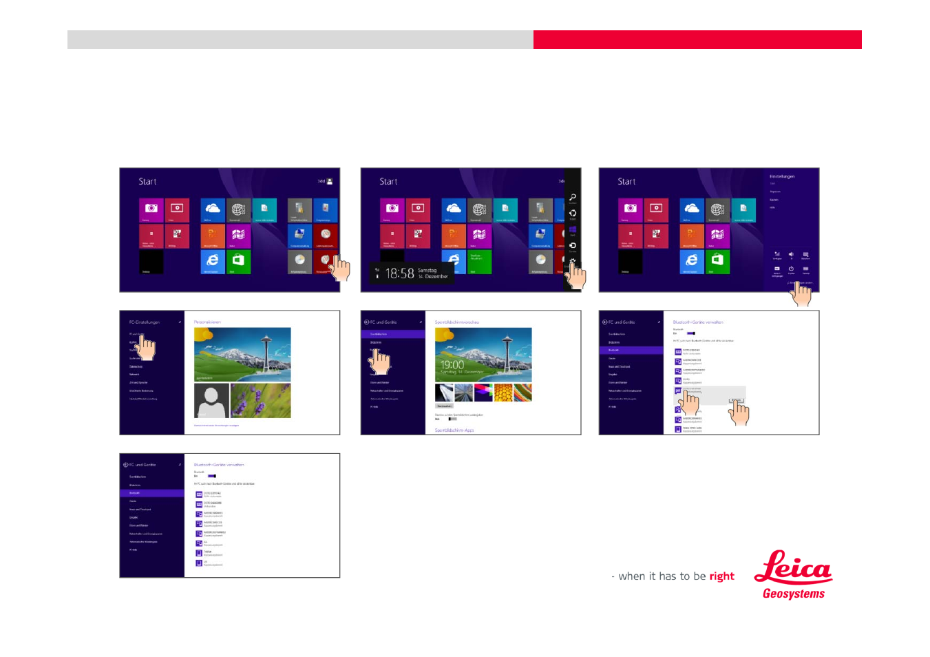 Disto™ transfer for windows 8.1 how to connect | Leica Geosystems DISTO + Bluetooth – getting started on Windows 8 User Manual | Page 14 / 24