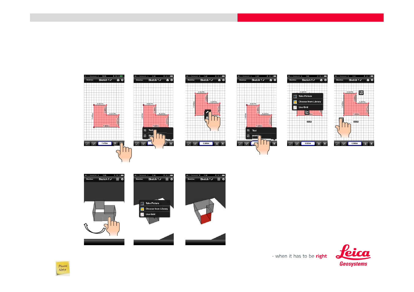 Leica Geosystems DISTO + Bluetooth – getting started on iOS User Manual | Page 20 / 27