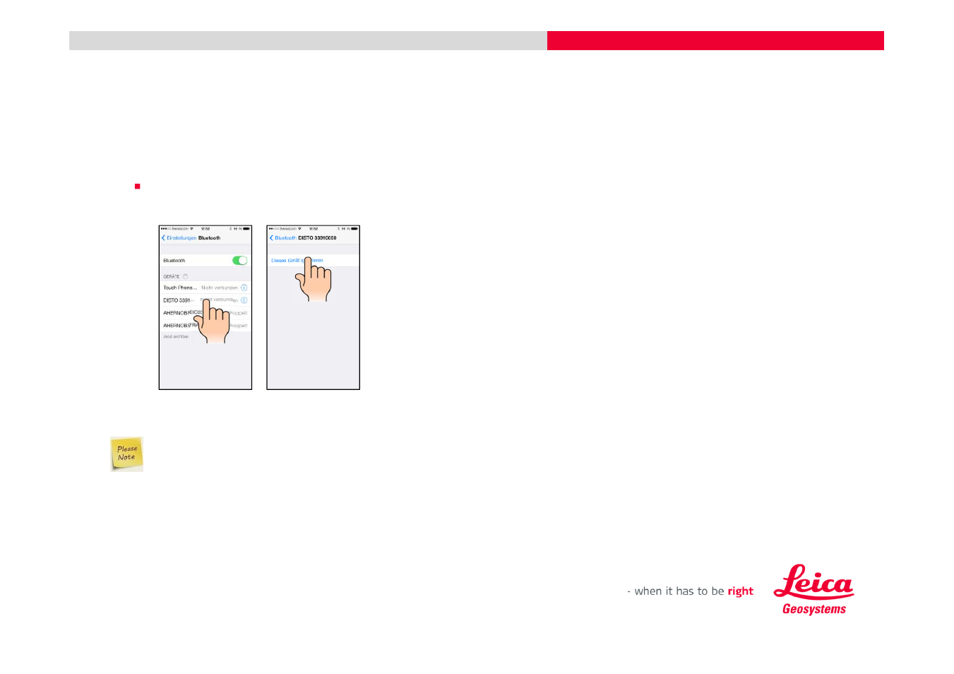 Leica disto™ sketch for ios good to know | Leica Geosystems DISTO + Bluetooth – getting started on iOS User Manual | Page 21 / 27