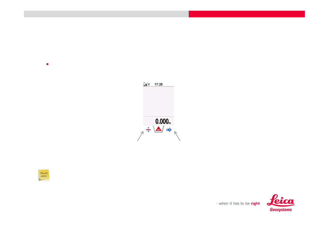 Leica Geosystems DISTO + Bluetooth – getting started on iOS User Manual | Page 26 / 27