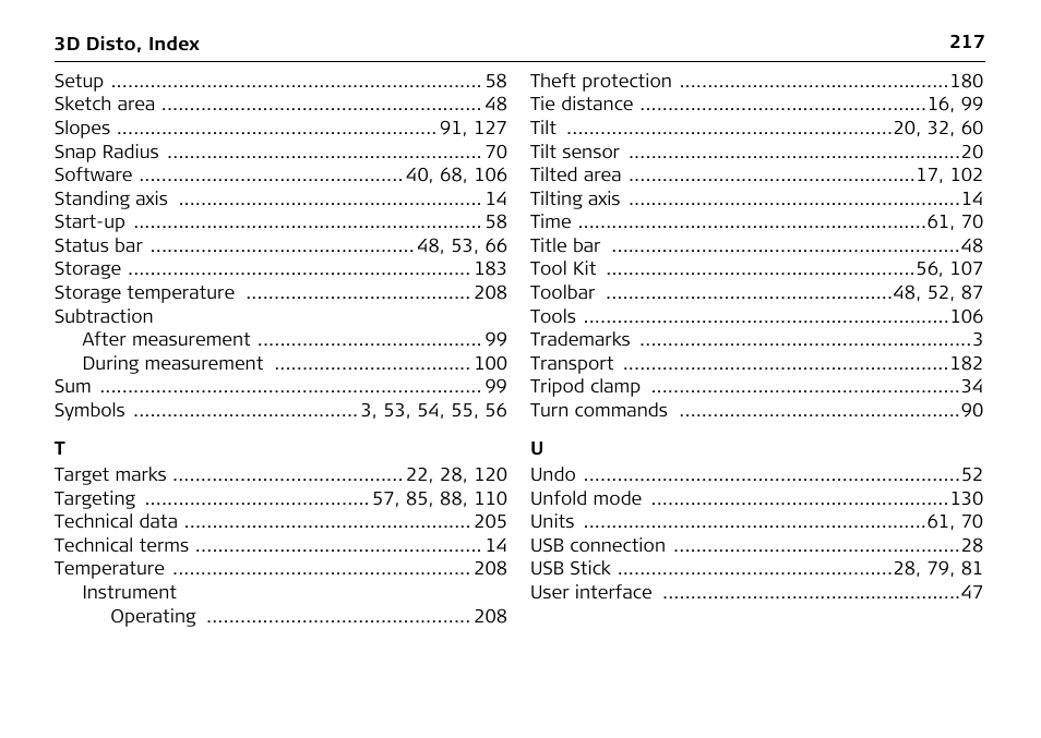 Leica Geosystems Leica 3D Disto - Manual User Manual | Page 217 / 219