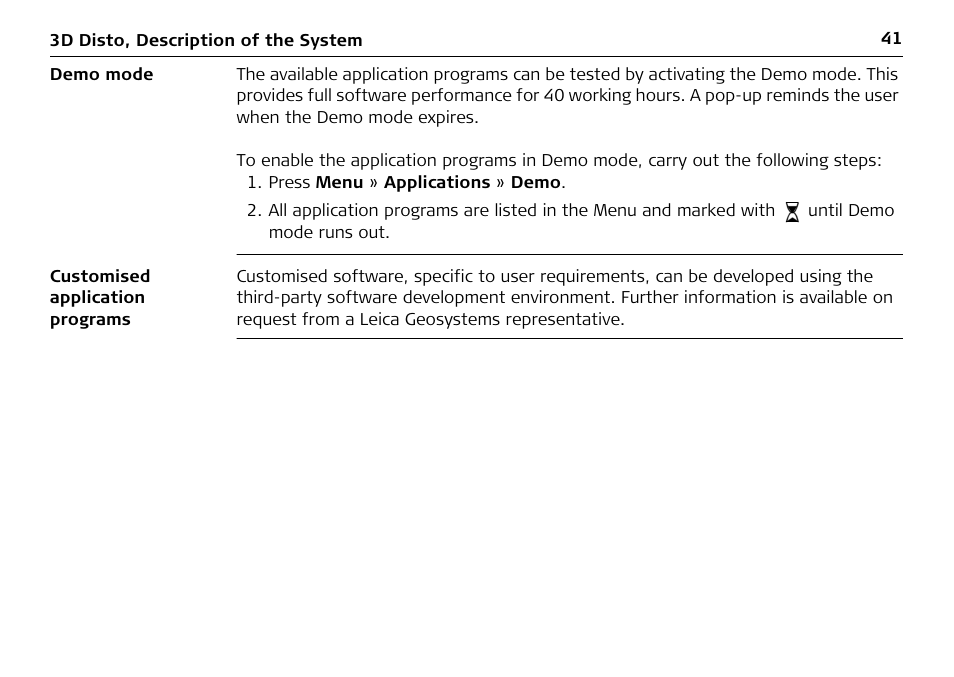 Leica Geosystems Leica 3D Disto - Manual User Manual | Page 41 / 219