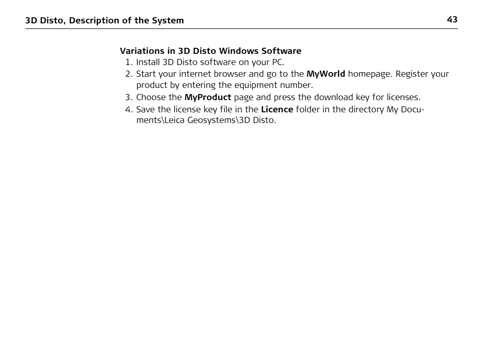 Leica Geosystems Leica 3D Disto - Manual User Manual | Page 43 / 219