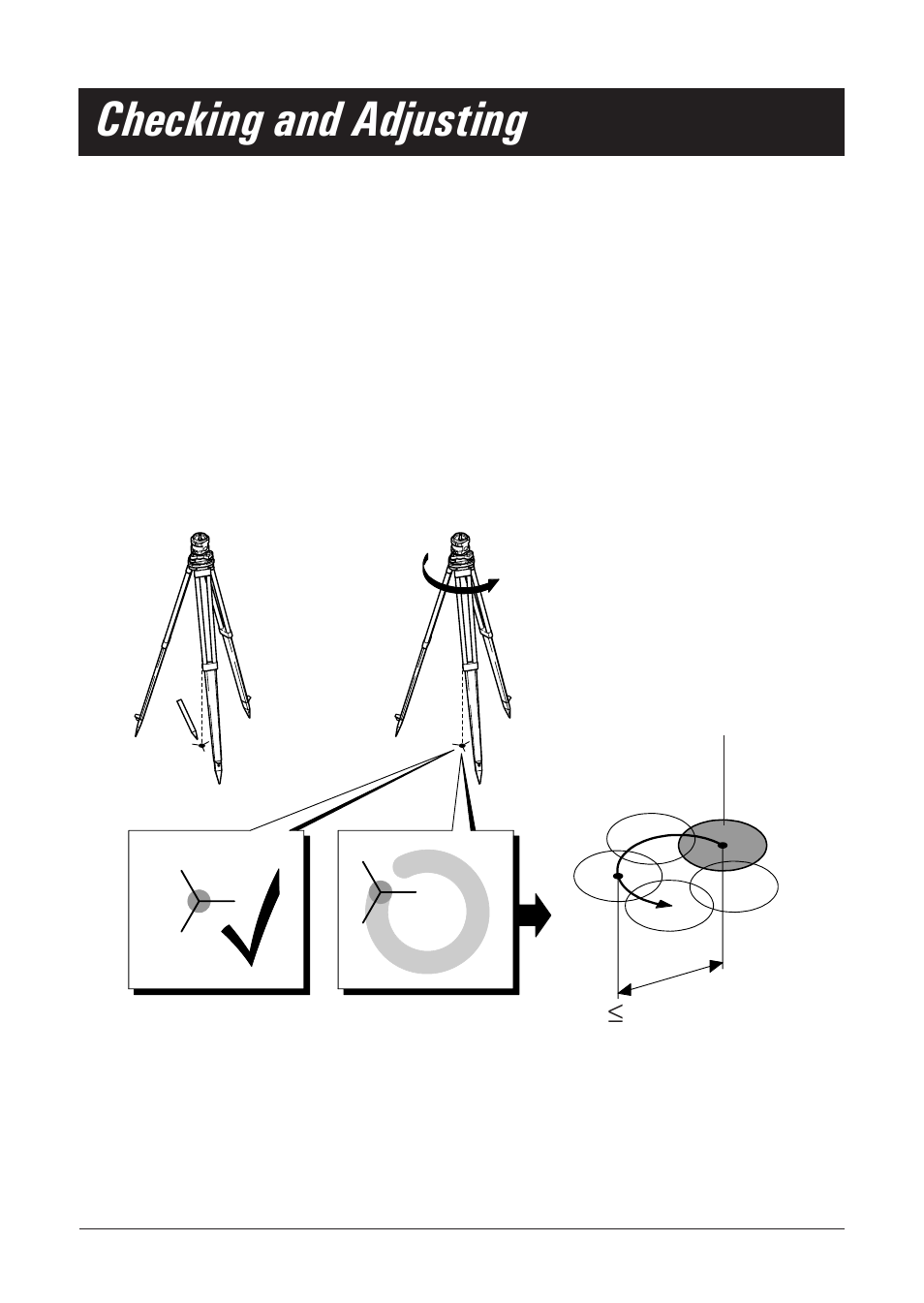 Checking and adjusting | Leica Geosystems SNLL121 User Manual | Page 11 / 28