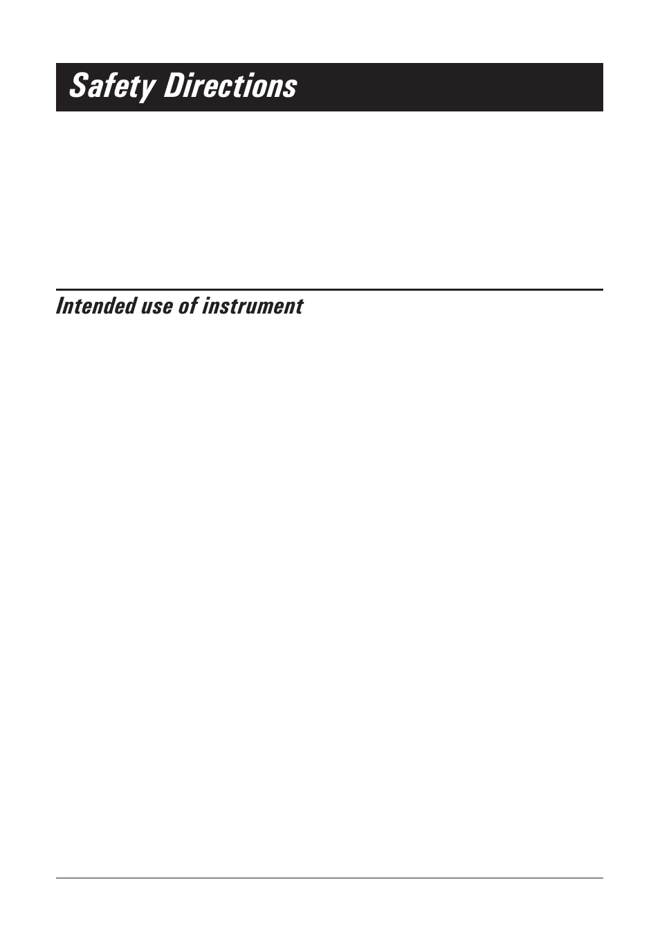 Safety directions, Intended use of instrument | Leica Geosystems SNLL121 User Manual | Page 15 / 28