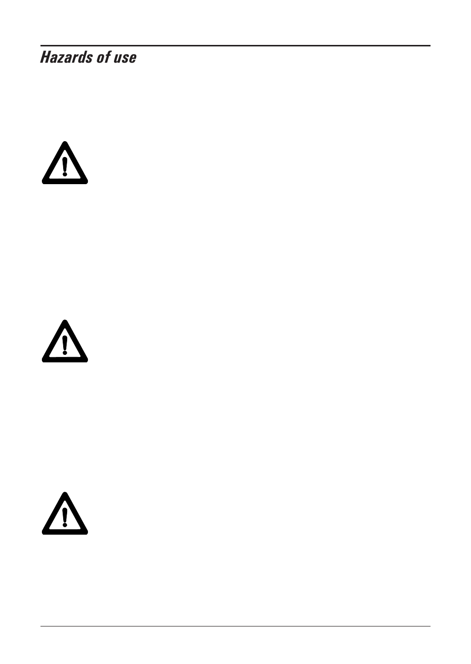 Hazards of use | Leica Geosystems SNLL121 User Manual | Page 18 / 28