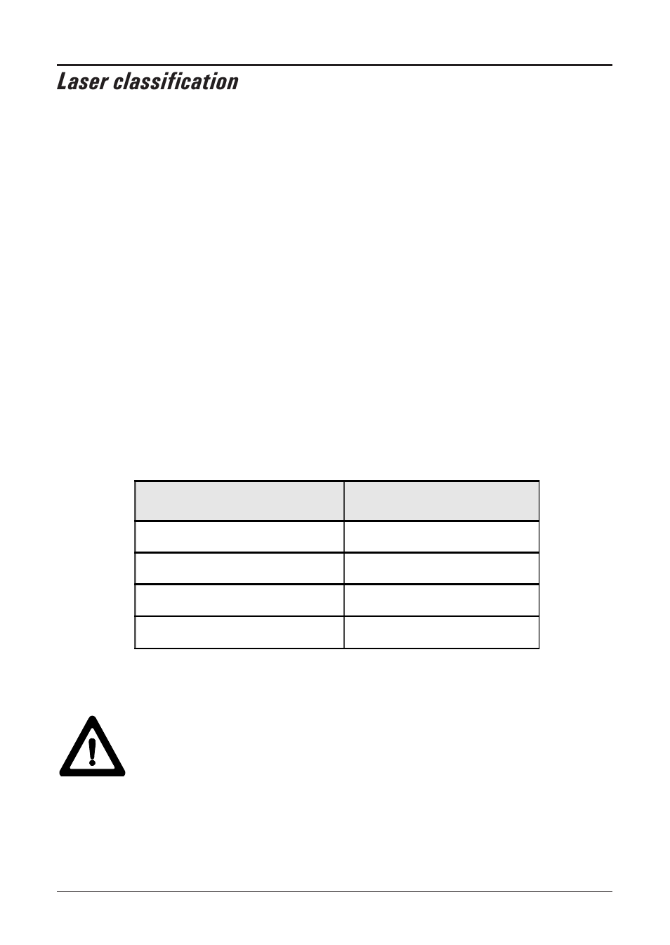 Laser classification | Leica Geosystems SNLL121 User Manual | Page 21 / 28