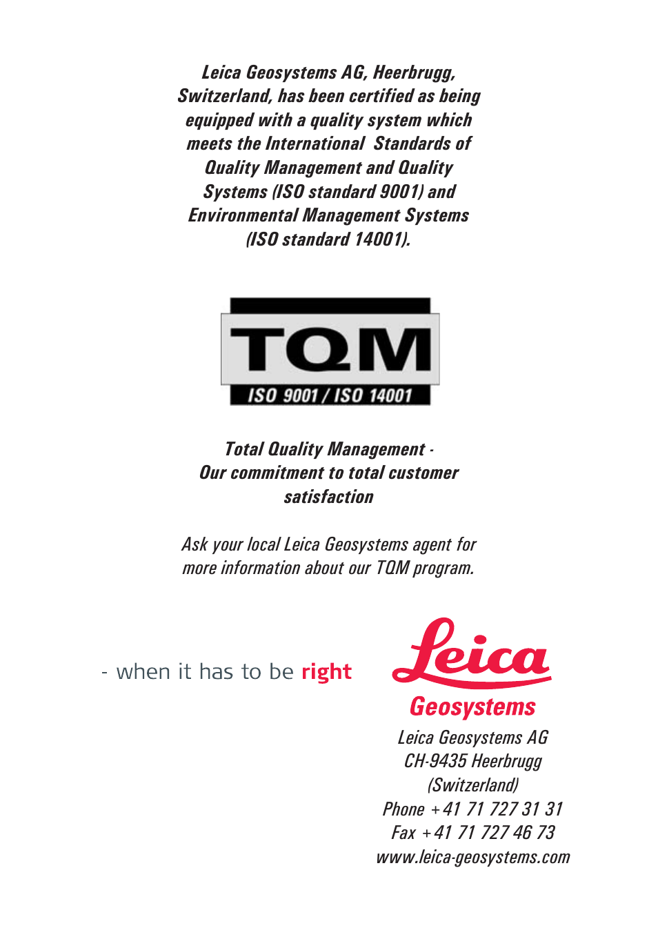 Leica Geosystems SNLL121 User Manual | Page 28 / 28