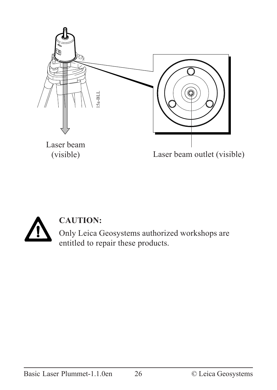 Leica Geosystems Basic Laser Plummet User Manual | Page 26 / 32