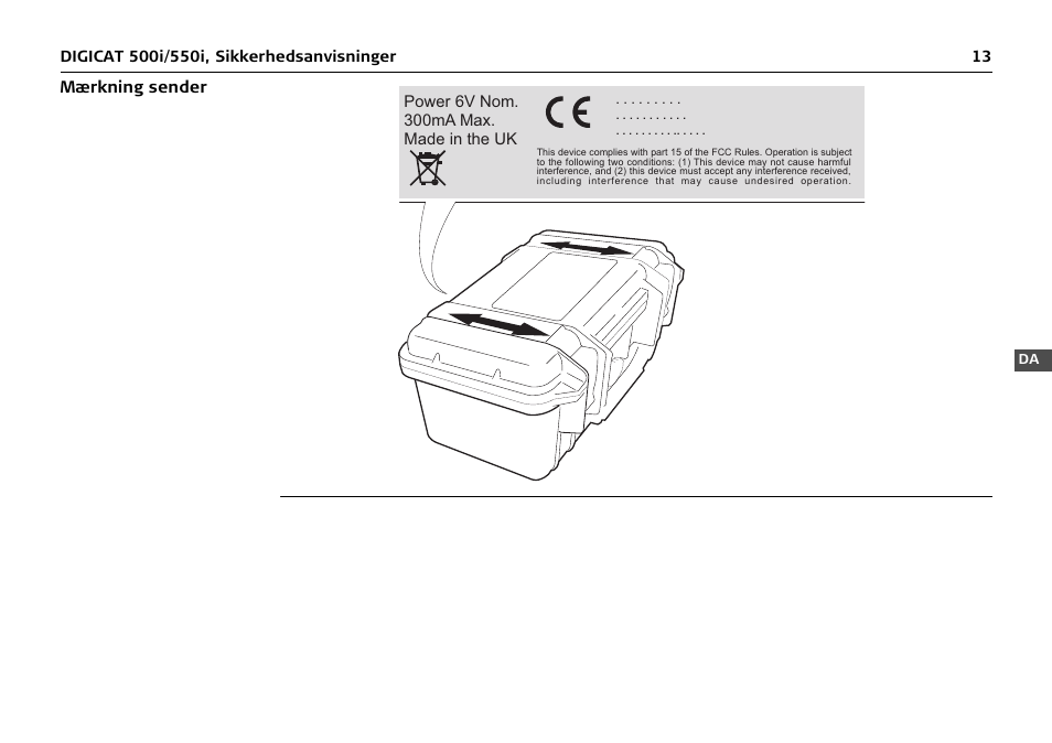 Leica Geosystems DIGICAT 500i/550i Safety Guide User Manual | Page 142 / 186