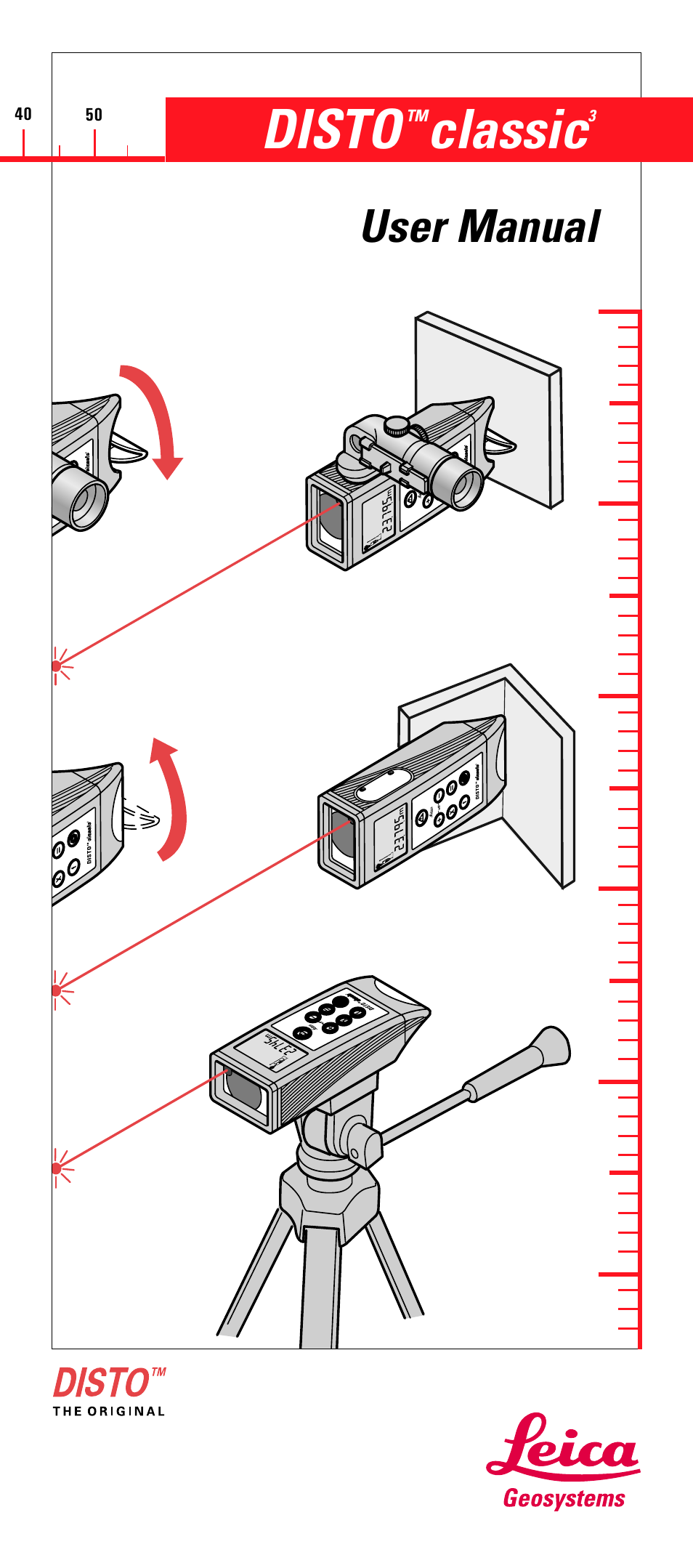 Leica Geosystems Leica DISTO Classic3 User Manual | 64 pages