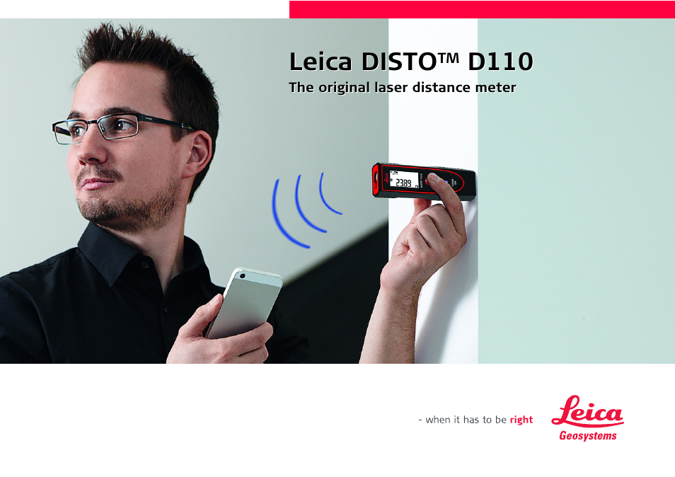 Leica Geosystems Leica DISTO D110 – Manual User Manual | 13 pages