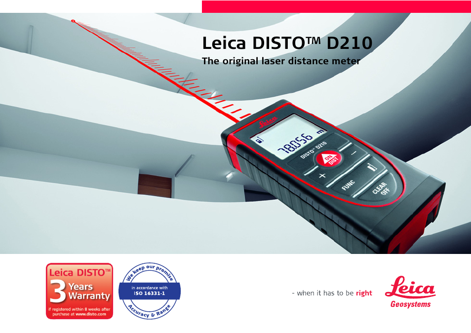 Leica Geosystems Leica DISTO D210 - Manual User Manual | 14 pages