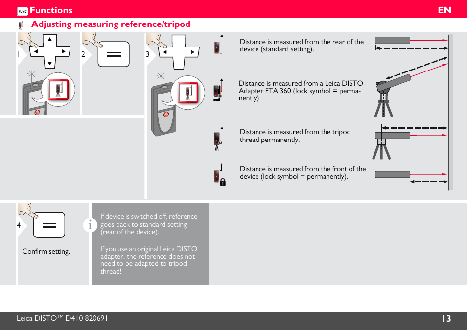 Leica Geosystems Leica DISTO D410 - Manual User Manual | Page 14 / 24