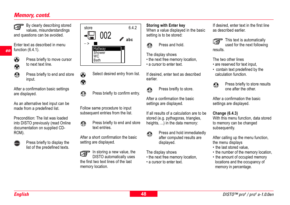 Leica Geosystems Leica DISTO Pro User Manual | Page 46 / 60