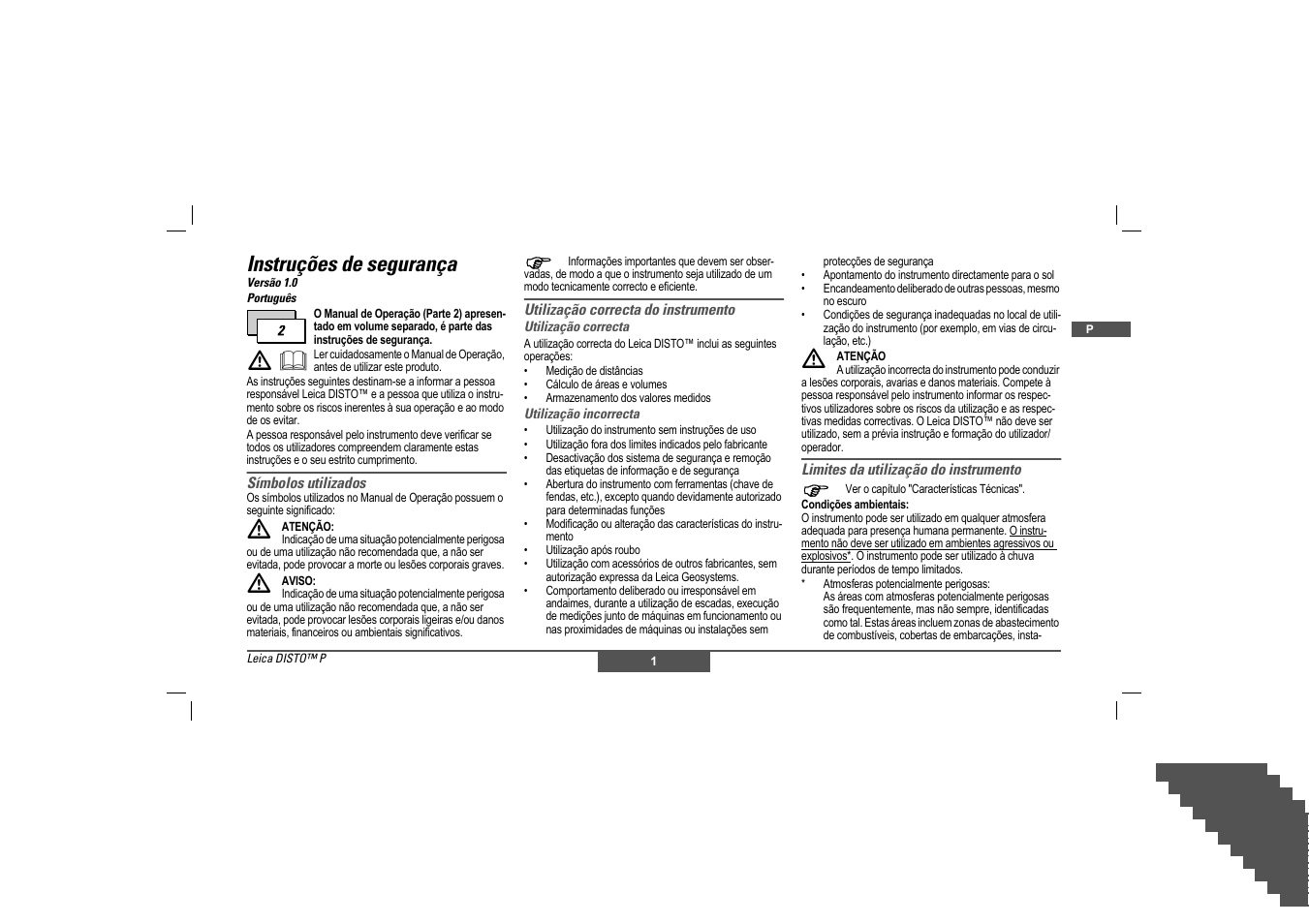 Instruções de segurança | Leica Geosystems Leica DISTO - Safety Instructions User Manual | Page 26 / 119