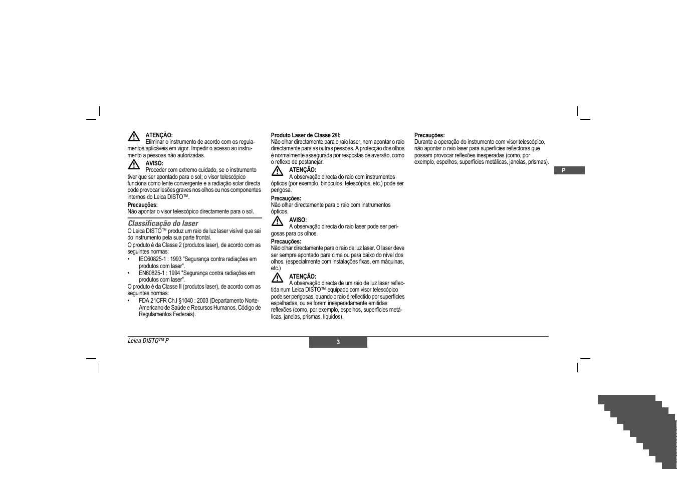 Leica Geosystems Leica DISTO - Safety Instructions User Manual | Page 28 / 119