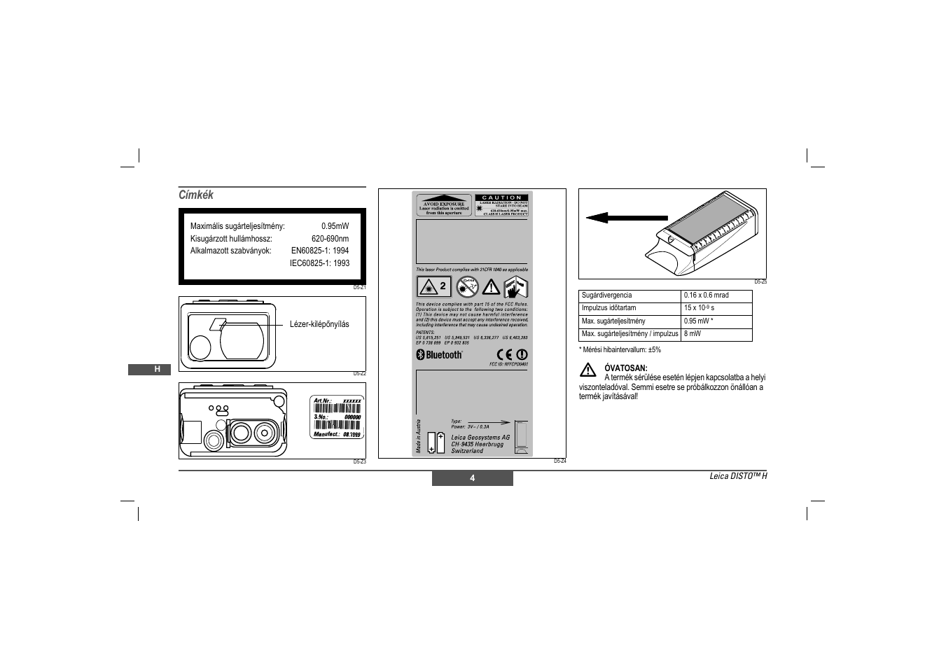 Címkék | Leica Geosystems Leica DISTO - Safety Instructions User Manual | Page 79 / 119