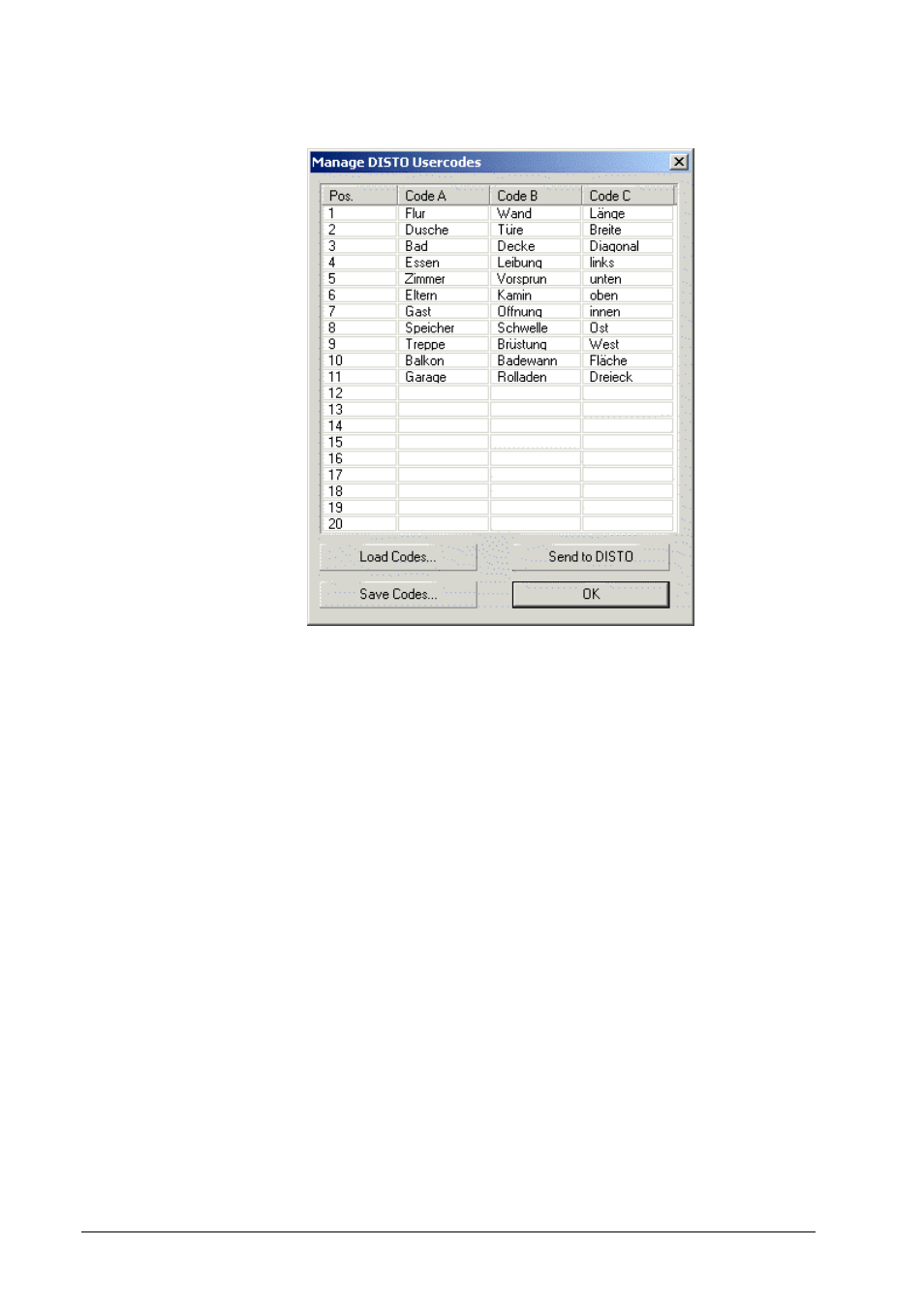 Manage disto usercodes | Leica Geosystems Leica DISTO - online program manual User Manual | Page 30 / 37