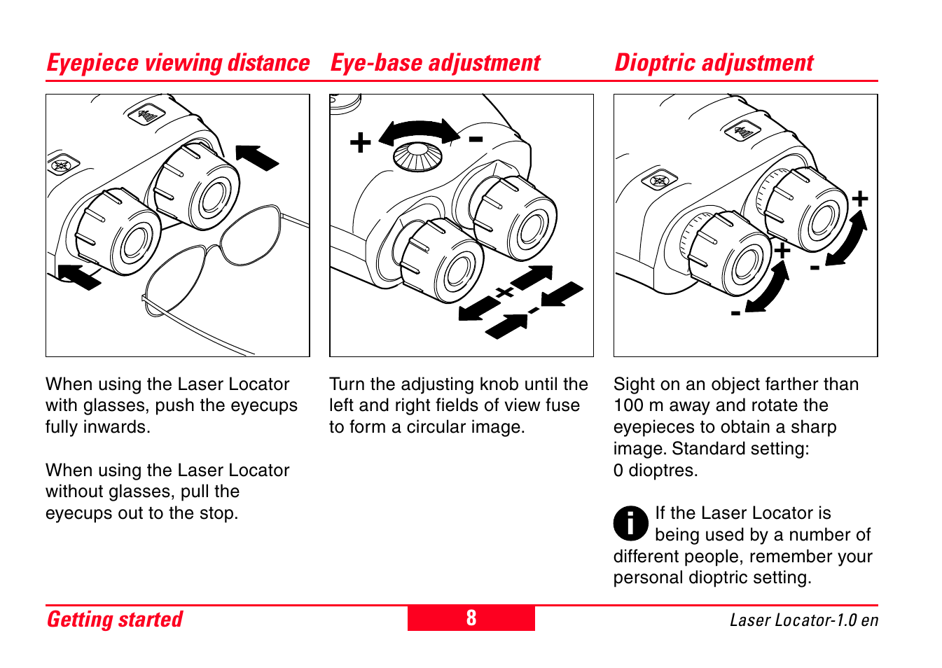 Leica Geosystems Laser Locator User Manual | Page 8 / 46