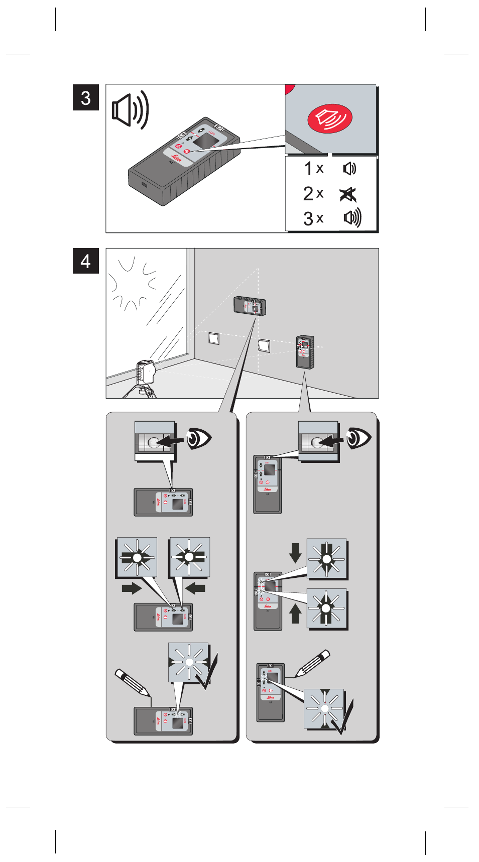 Leica Geosystems Line Laser Detector LLD 2 User Manual | Page 3 / 6