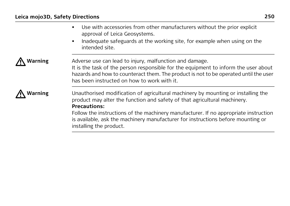Leica Geosystems Leica mojo3D - User Manual User Manual | Page 250 / 378