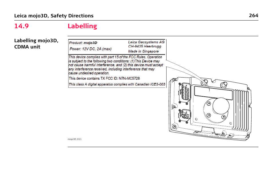 9 labelling | Leica Geosystems Leica mojo3D - User Manual User Manual | Page 264 / 378