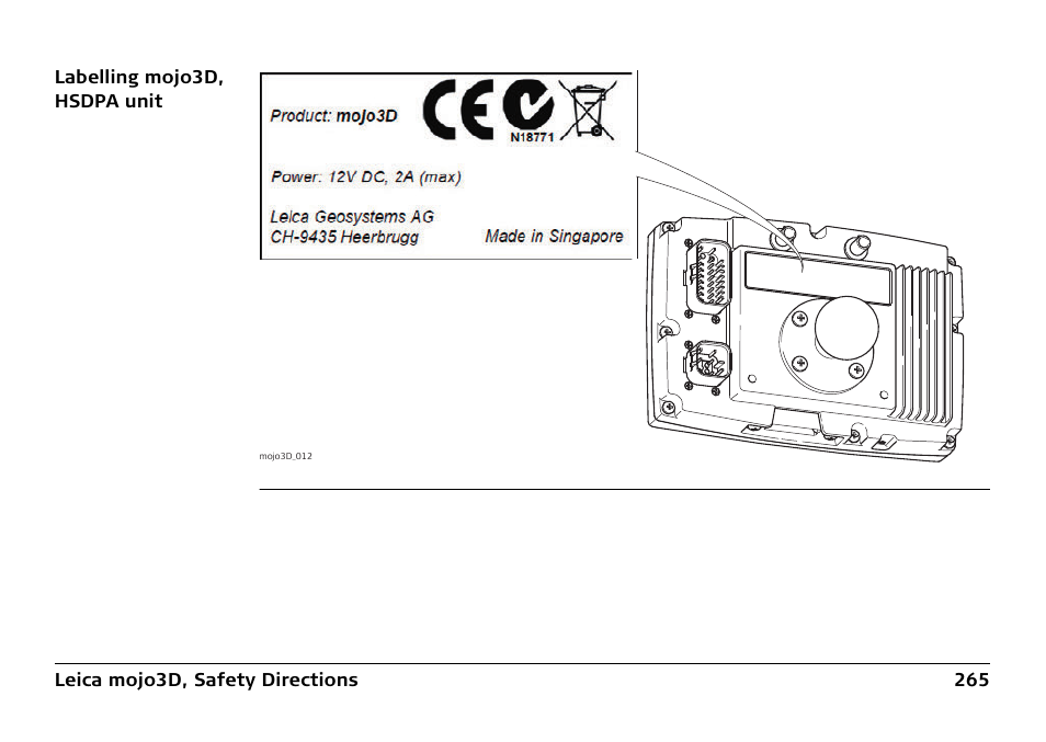 Leica Geosystems Leica mojo3D - User Manual User Manual | Page 265 / 378