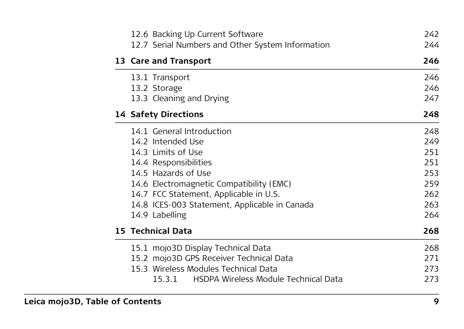 Leica Geosystems Leica mojo3D - User Manual User Manual | Page 9 / 378