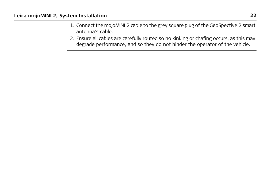 Leica Geosystems Leica mojoMINI 2 - User Manual User Manual | Page 22 / 94