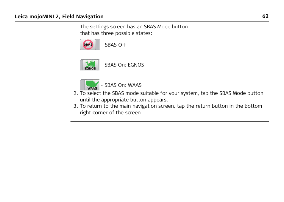 Leica Geosystems Leica mojoMINI 2 - User Manual User Manual | Page 62 / 94