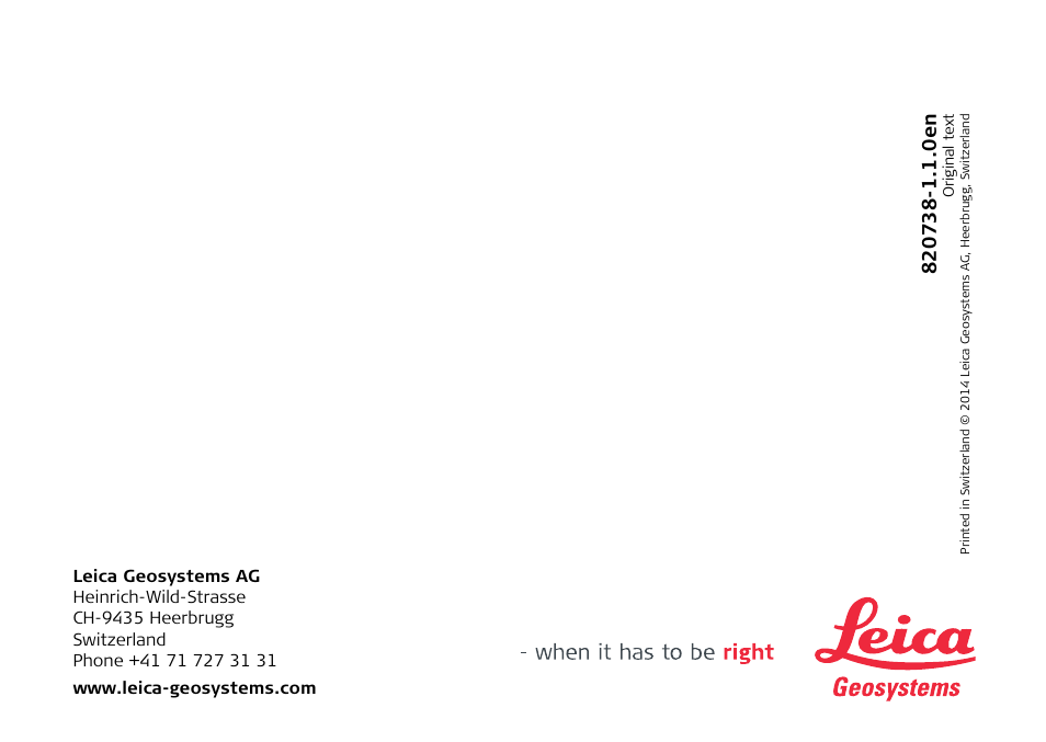 Leica Geosystems Leica mojoMINI 2 - User Manual User Manual | Page 94 / 94