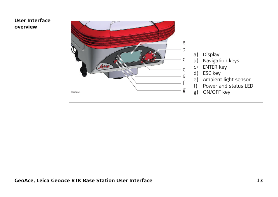 Leica Geosystems Leica GeoAce User Manual | Page 13 / 114