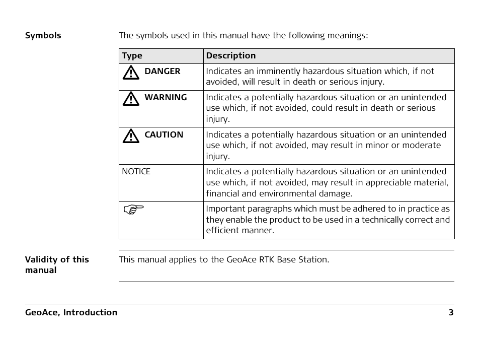 Leica Geosystems Leica GeoAce User Manual | Page 3 / 114