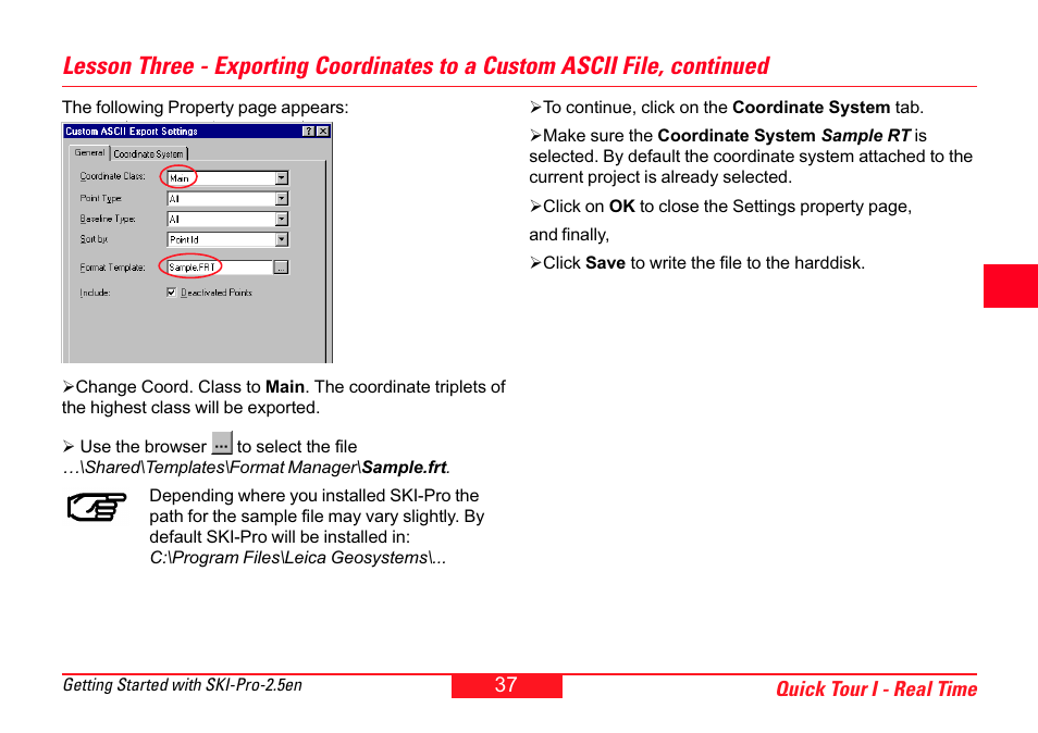 Leica Geosystems SKI-Pro User Manual | Page 37 / 76