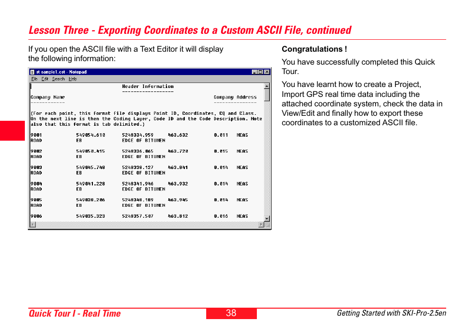 Leica Geosystems SKI-Pro User Manual | Page 38 / 76