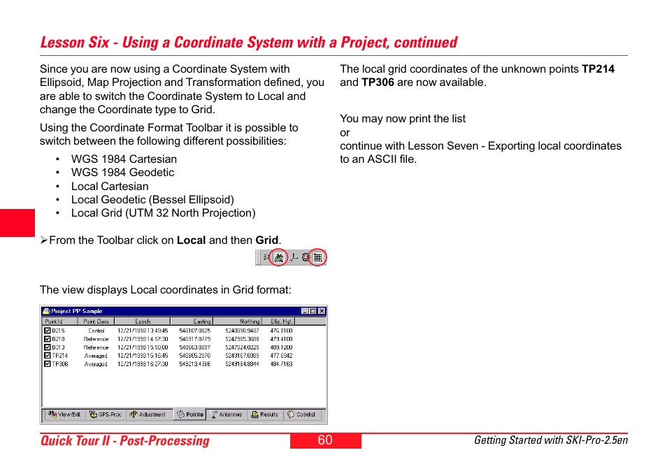Leica Geosystems SKI-Pro User Manual | Page 60 / 76