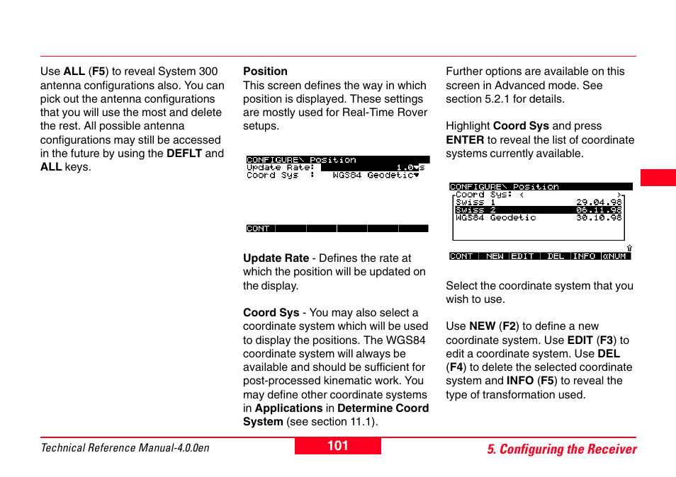 Leica Geosystems GPS System 500 - Technical Reference Manual User Manual | Page 101 / 391