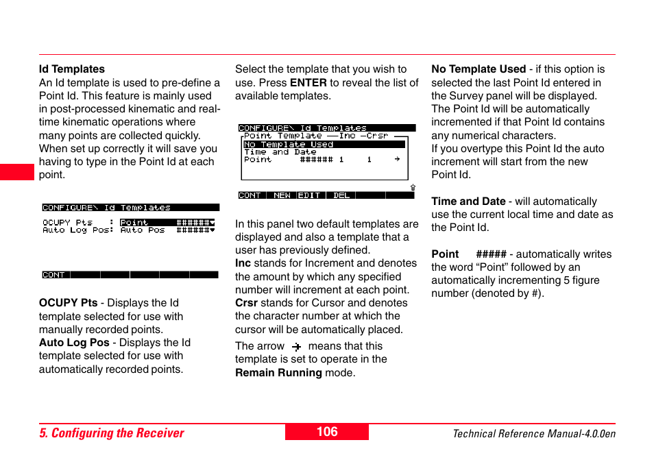 Leica Geosystems GPS System 500 - Technical Reference Manual User Manual | Page 106 / 391