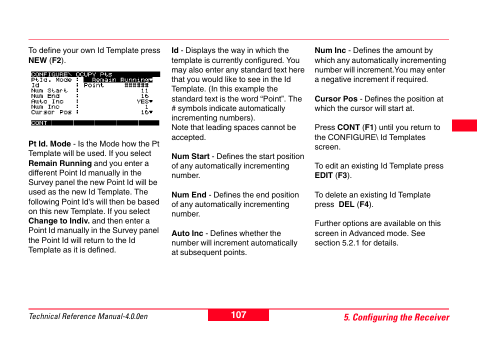 Leica Geosystems GPS System 500 - Technical Reference Manual User Manual | Page 107 / 391