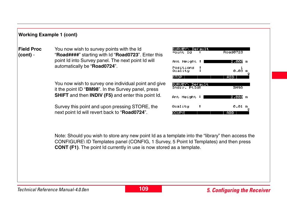 Leica Geosystems GPS System 500 - Technical Reference Manual User Manual | Page 109 / 391