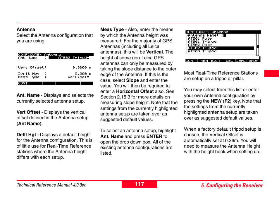 Leica Geosystems GPS System 500 - Technical Reference Manual User Manual | Page 117 / 391