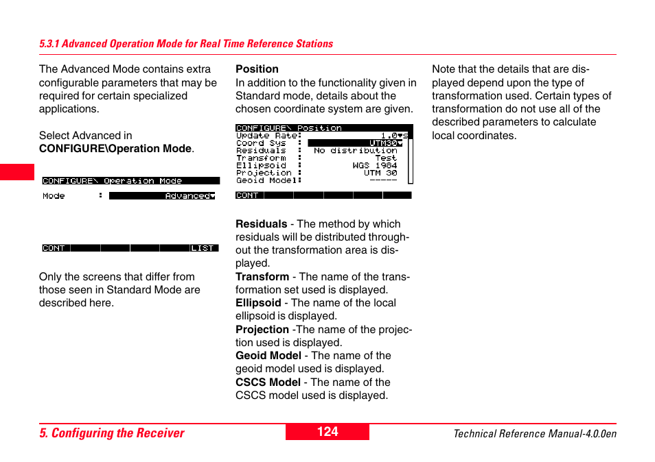 1 advanced operation mode for real time, Reference stations | Leica Geosystems GPS System 500 - Technical Reference Manual User Manual | Page 124 / 391