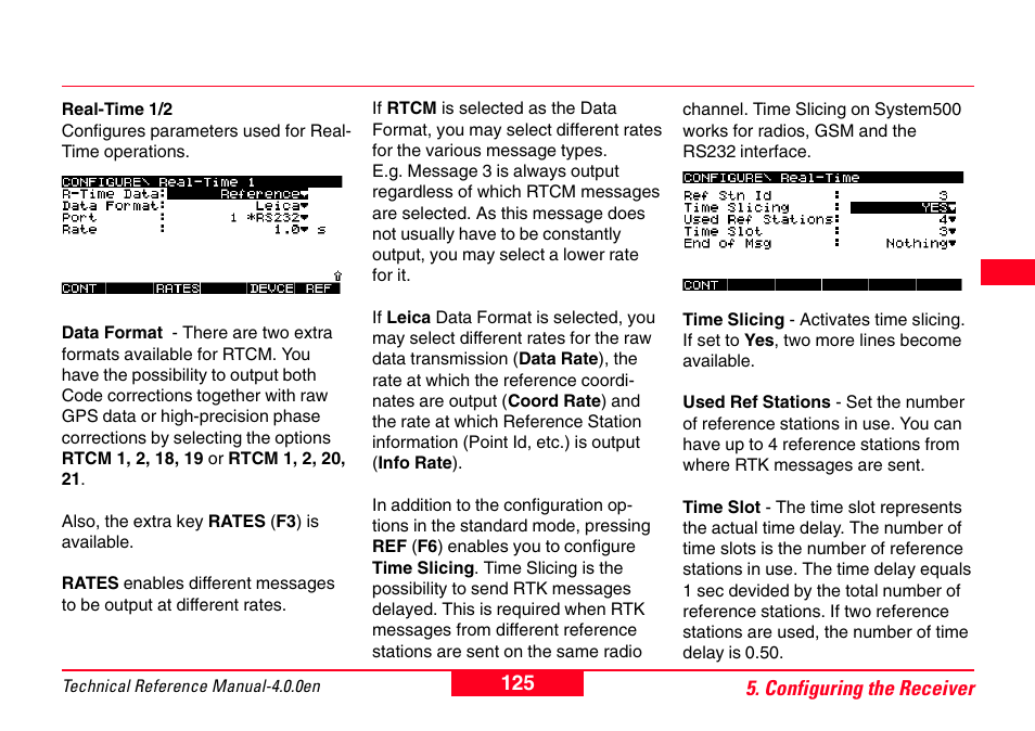 Leica Geosystems GPS System 500 - Technical Reference Manual User Manual | Page 125 / 391
