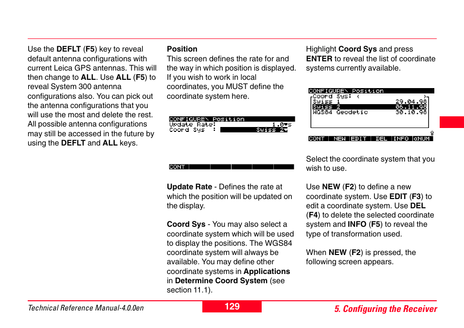 Leica Geosystems GPS System 500 - Technical Reference Manual User Manual | Page 129 / 391
