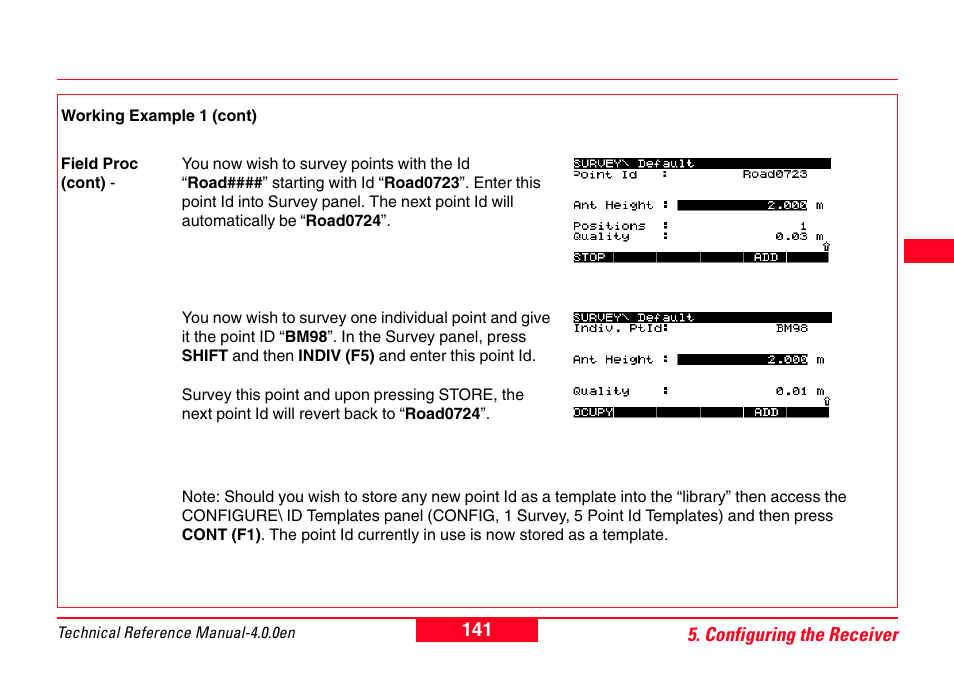 Leica Geosystems GPS System 500 - Technical Reference Manual User Manual | Page 141 / 391